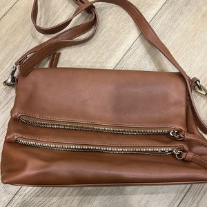 Tan crossbody bag